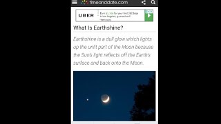 wtf earthshine just  more proof the bible is right and says flat earth as God made it and nasa lies