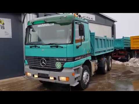 TRUCK MERCEDES-BENZ ACTROS 2640 6X4 TIPPER FIŠ TRUCKS & MACHINERY SLOVENIA