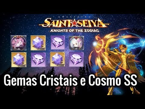 Ganhe Gemas de invocação Diamantes e Cosmo SS Sem Gastar Energia Saint Seiya Awakening