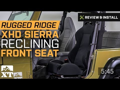 Jeep Wrangler Rugged Ridge XHD Sierra Reclining Front Seat (1997-2006 TJ) Review & Install