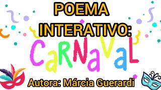 Carnaval educação infantil: Poema interativo com adivinhas.