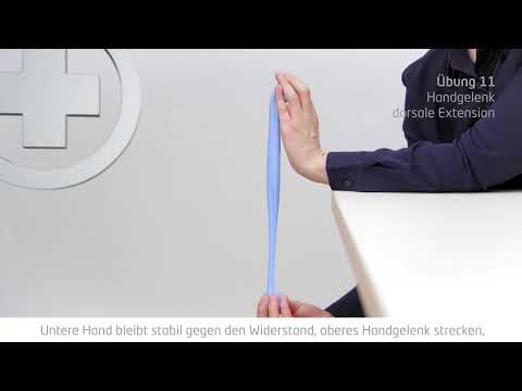 Therapieknet | Übung 11: Handgelenk dorsale Extension