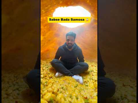 India’s Biggest Samosa 😱 | Street Food Challenge #shorts