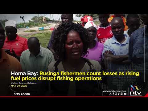 Homa Bay: Rusinga fishermen count losses as rising fuel prices disrupt fishing operations