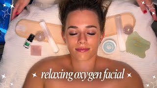 ASMR Sleep Facial | Crystal Healing | Bubble Bath Cleanse & Sleepy Mas