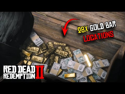 RDR2 - 28 Gold Bars Locations | All Treasure Locations in Red Dead Redemption 2