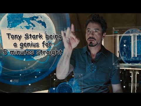 Tony Stark being a genius for 5 minutes straight