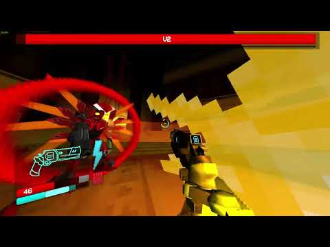 Defeating V2 with just his own hand 2: electric railcannon