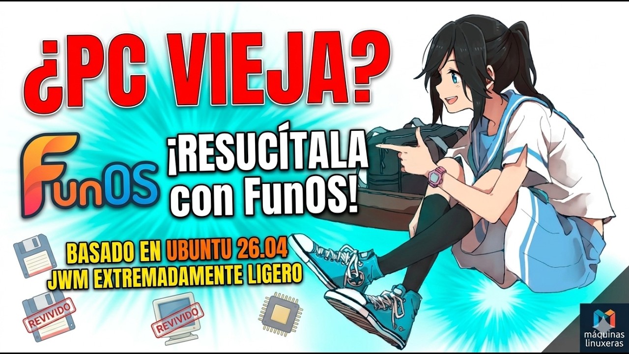 ¡No la tires! Revive cualquier PC con FunOS y JWM (Ubuntu 26.04)  🚀