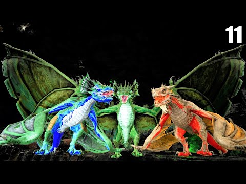 BEST WYVERN ABILITIES! RAMPAGE, ERUPTION & COSMIC | ARK Omega Fjordur | ARK SURVIVAL EVOLVED MOD E11