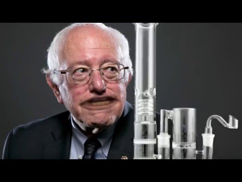 Bernie Raps About Weed Legalization (Bernie's Bong)
