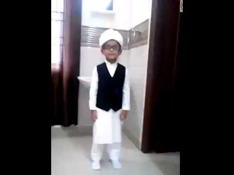 Kid as moulana tariq jameel saheb