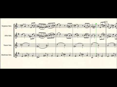 El Choclo for Saxophone quartet