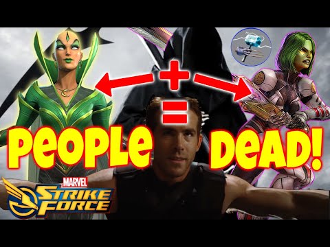 Best Combo in the game? Moondragon and Gamora crush teams!?! - Marvel Strike Force MSF