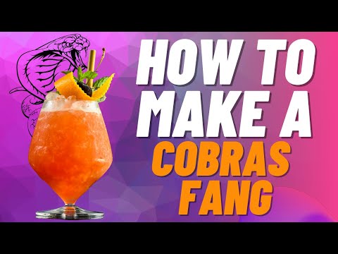 HOW TO MAKE A COBRAS FANG COCKTAIL