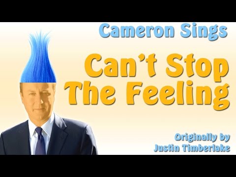 David Cameron singing Can't Stop The Feeling by Justin Timberlake