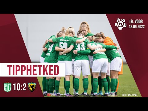 NML 19. voor: Tallinna FC Flora - Pärnu JK Vaprus 10:2 (18.09.2022)