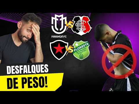 DESFALQUES DE ÚLTIMA HORA PODEM PREJUDICAR SANTA CRUZ E BOTAFOGO-PB NA SÉRIE C!
