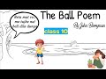 The Ball Poem Class 10 Class 10 English The Ball Poem In Hindi