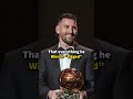 Did Messi Rob the Ballon d'Or?