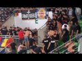 videó: Vízágyú a stadionnál