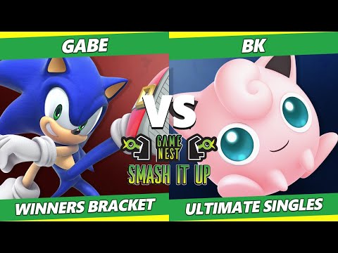 Smash It Up 10 - Gabe (Sonic) Vs. BK (Jigglypuff) - SSBU Ultimate Tournament