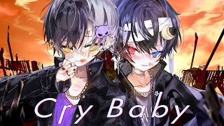 高音悪魔と低音天使が原キーで『Cry Baby』歌ってみた【まぜ太】【鬱くん】【Official髭男dism/Cry baby】【東京リベンジャーズ】