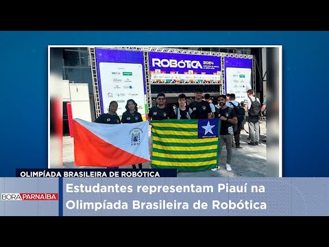 Estudantes representam Piauí na Olimpíada Brasileira de Robótica