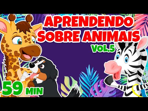 Giramille e Seus Amigos Aprendendo Sobre Animais Vol. 5 - Giramille 59 min | Desenho Animado Musical
