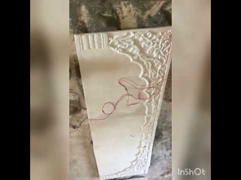 Matt Marble Stone Carved Temple, For Worship