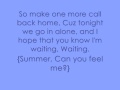 "The Beach" Lyrics; All Time Low.