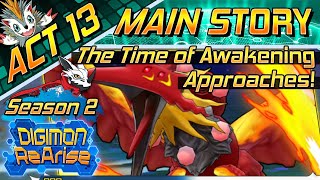 Digimon ReArise - Main Story | Season 2 | Act 13: The Time of Awakening Approaches!... | Accel Play!