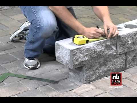 How to Build a Patio Wall with a Vertical End