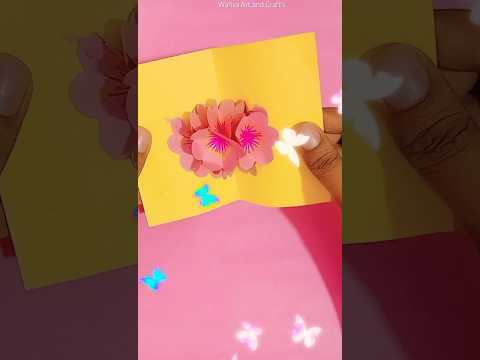DIY paper craft || paper flower #diy #satisfying #art #papercraft @wafiyaartcrafts9819