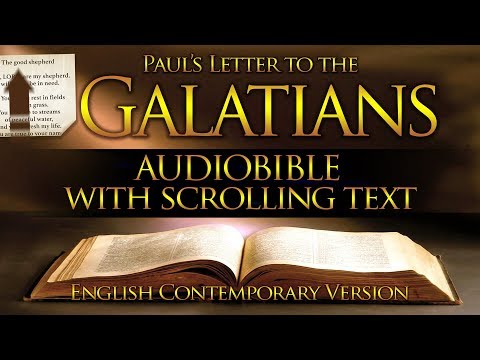 The Holy Bible | GALATIANS | Contemporary English (FULL) With Text