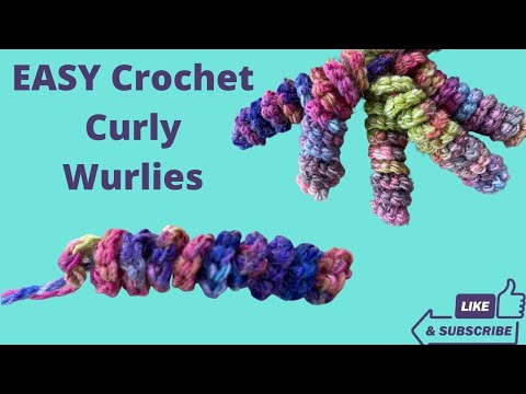 How to Crochet my Super Easy Curly Wurlies | Crochet Rocks