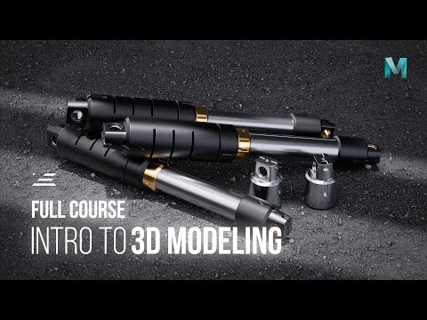 Maya 3D Modeling Tutorial for Beginners (3D Modeling, Rendering & UV Mapping)