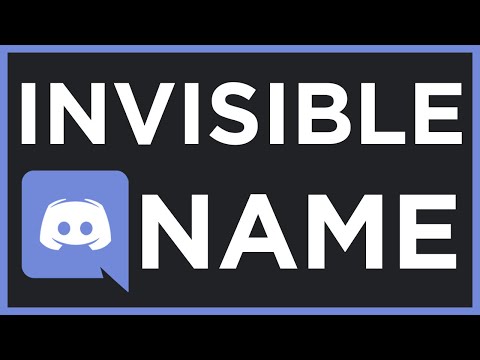 How to get Invisible Name on Discord