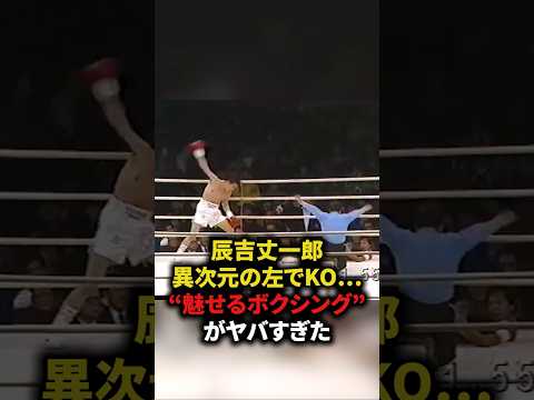辰吉丈一郎、異次元の左でKO⋯魅せるボクシングがヤバすぎた　#格闘技#ボクシング