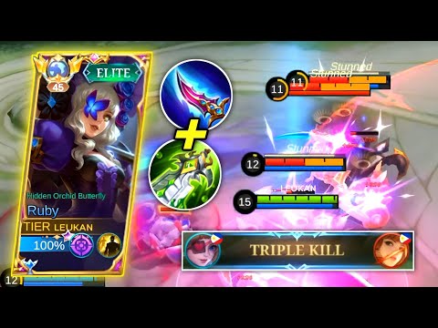 ENEMY CAN'T REACT TO THIS RUBY 1 SHOT BUILD!😱RUBY BEST BUILD 2023