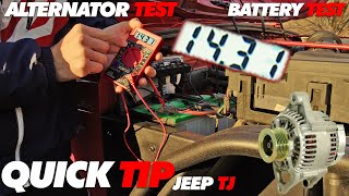 Jeep Alternator & Battery Check | Quick Tip