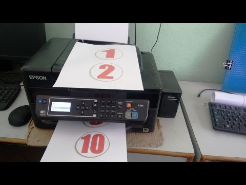 Print speed testing of epson color printer
