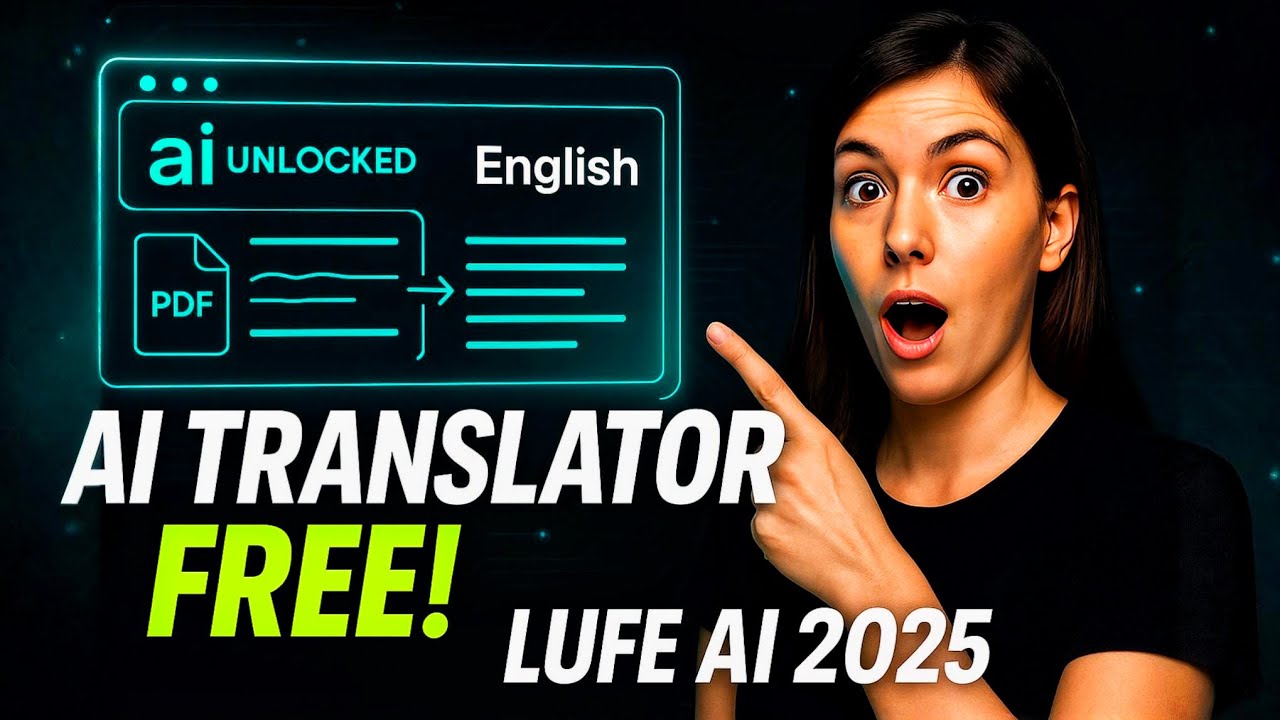 Lufe AI Review: Best Free AI Translator for PDFs, Webpages & YouTube in 2025!