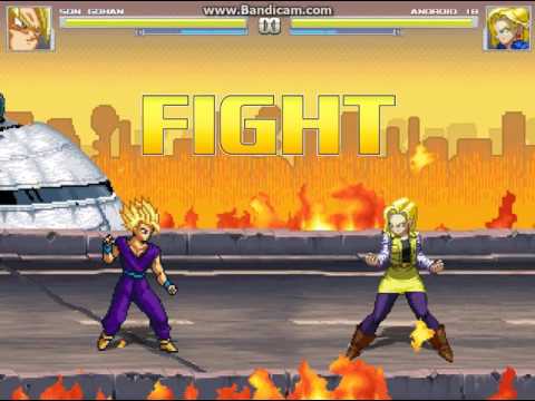 Mugen SSJ2 Teen Gohan vs Android 18