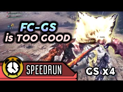 How Strong Are 4 Frostcraft Greatswords vs 1 Tempered Furious Rajang?! | MHW Iceborne