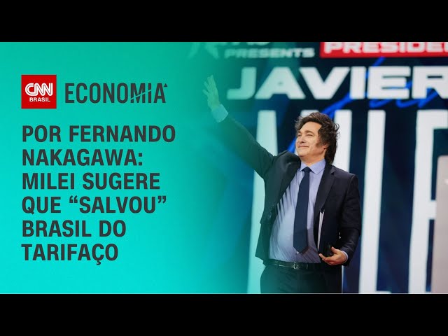 Análise: Milei sugere que “salvou” Brasil do tarifaço | BASTIDORES CNN