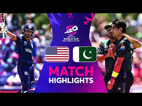 The American fairytale continues as USA beat Pakistan in a massive upset at the #T20WorldCup 😍