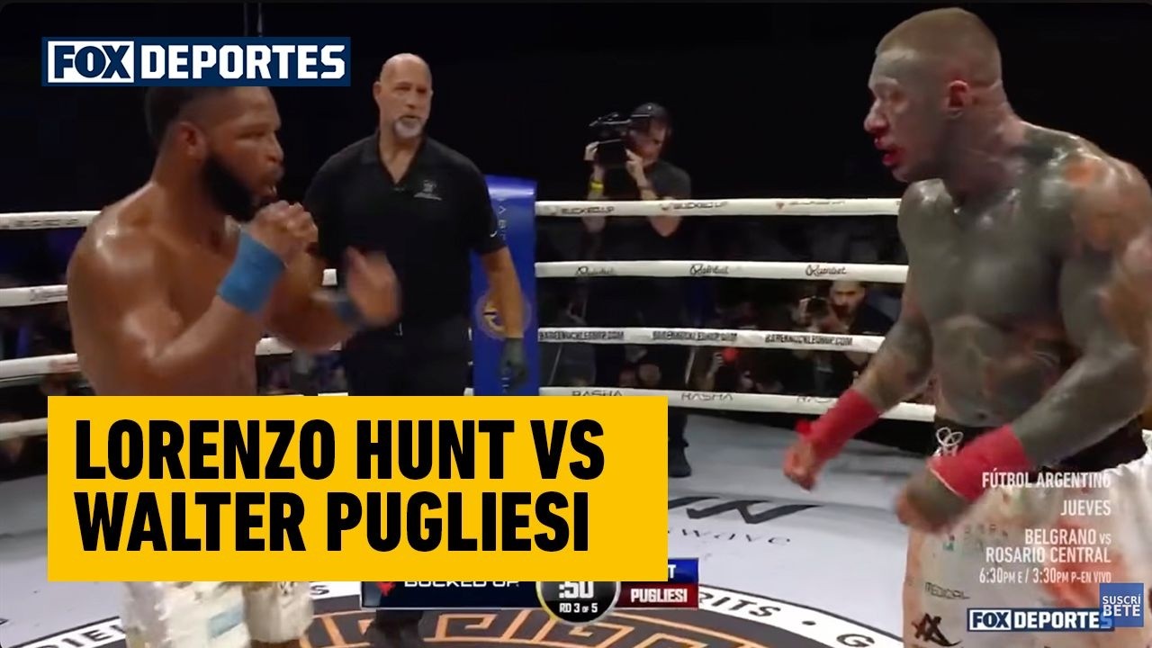 🔥 LORENZO HUNT vs WALTER PUGLIESI, el 'Juggernaut' hizo historia | PELEA ESTELAR COMPLETA | BKFC 91