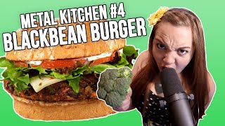 Metal Kitchen #4: Miss May I Makes Black Bean Burgers with Linzey Rae