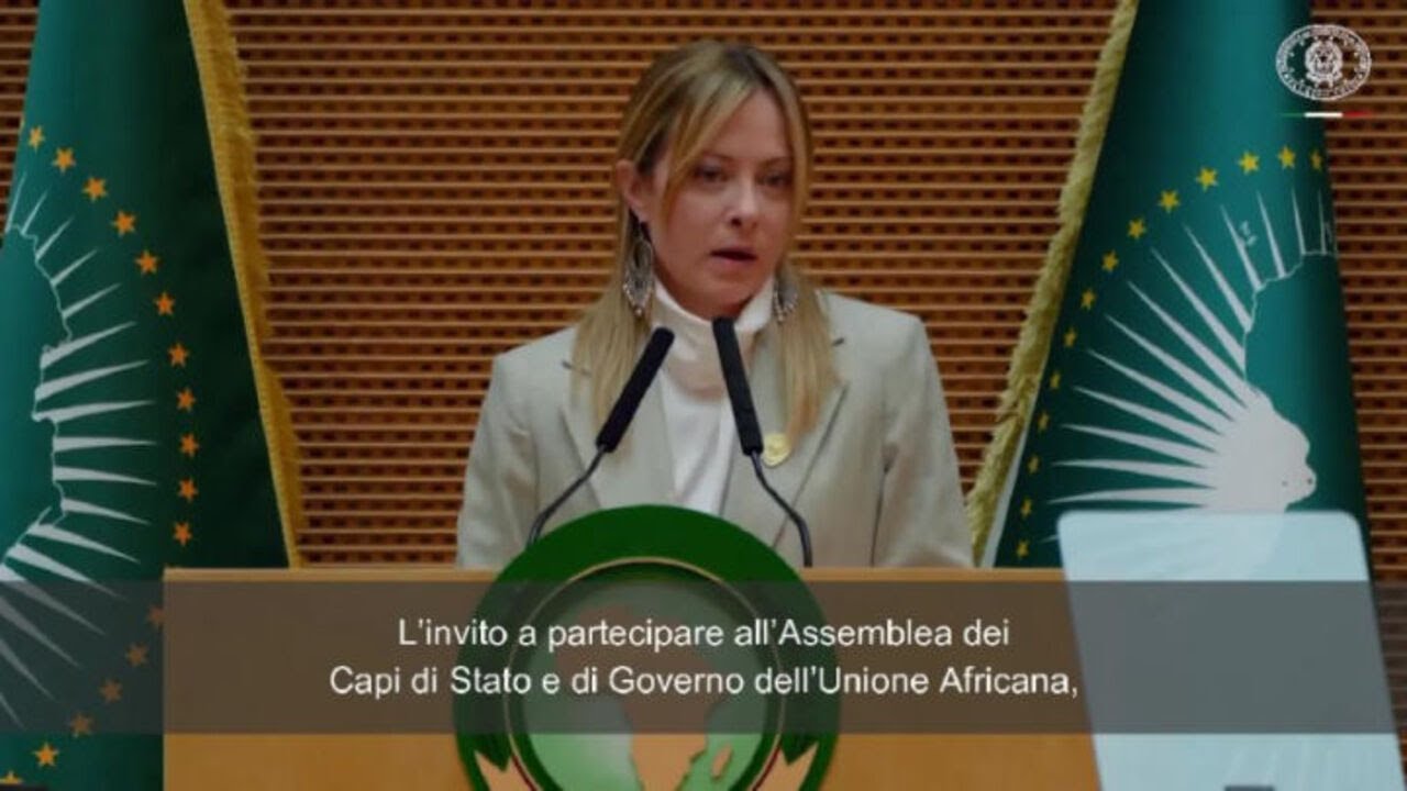 Meloni a Unione Africana: "Invito a vostra assemblea mostra fiducia che non deluderemo"